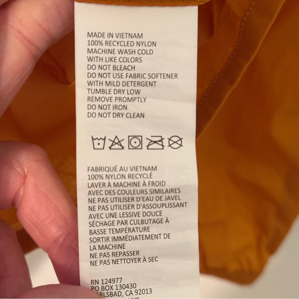 prAna Whistler Anorak windbreaker -flaw - Picture 4 of 8